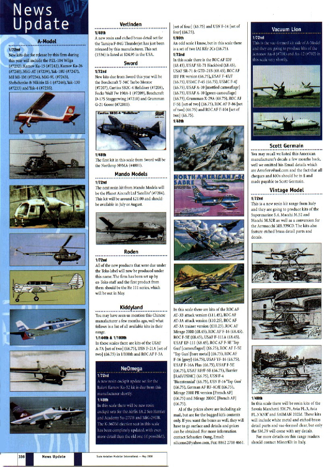 Scale Aviation Modeller International 2000-05